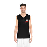 <img src="basketball-jersey.jpg" alt="Red and White Basketball Jersey with Number 23 - Ideal for the Court or Casual Wear">