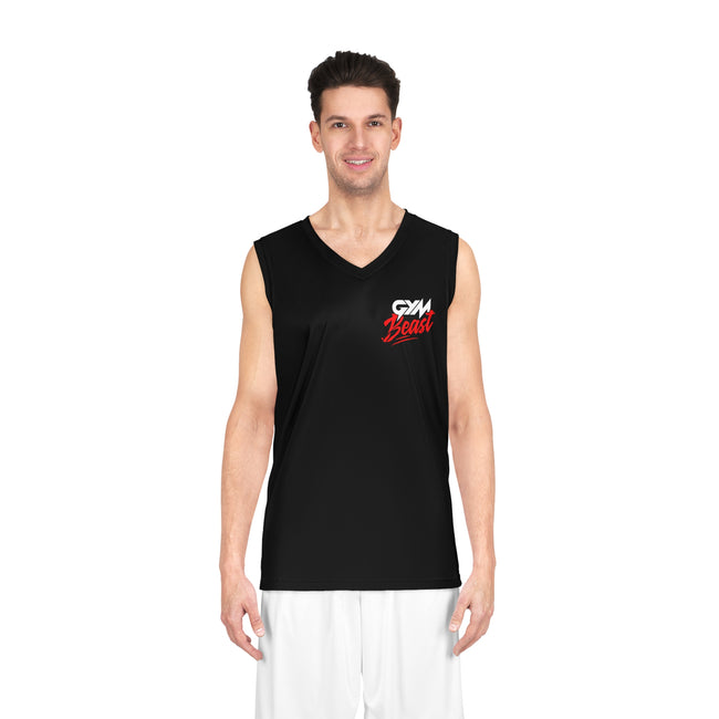 <img src="basketball-jersey.jpg" alt="Red and White Basketball Jersey with Number 23 - Ideal for the Court or Casual Wear">
